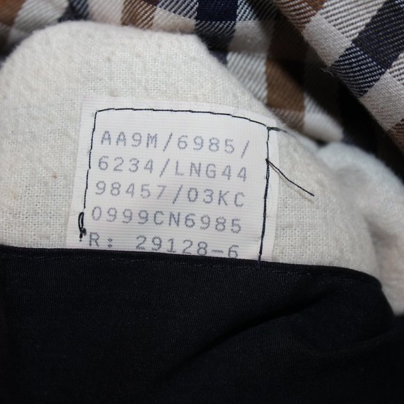 AQUASCUTUM Broadgate Cotton Nay Blue Trench - Picture 9 of 9